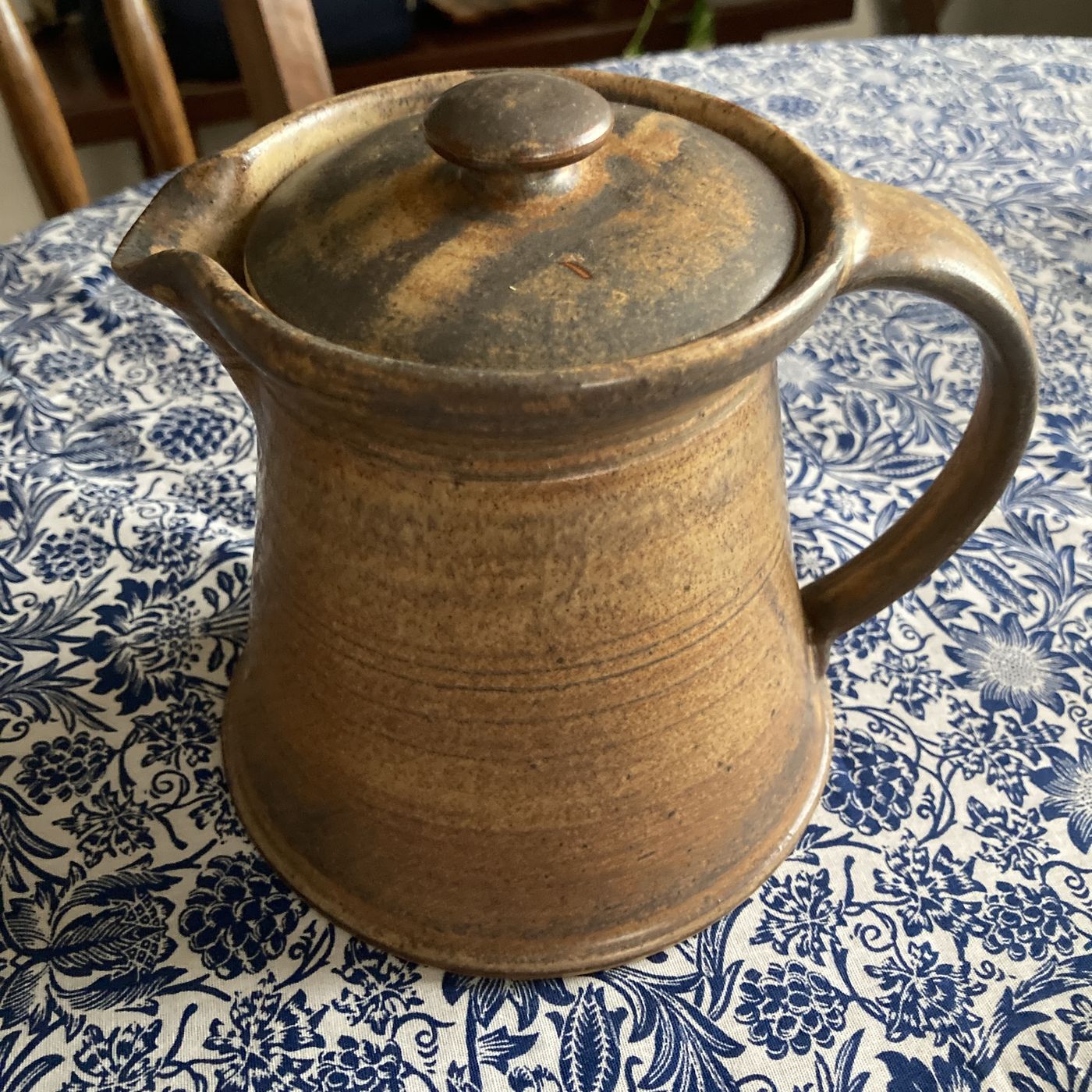 Teapot, handmade Philippine stoneware by AWIS